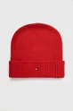rosso Tommy Hilfiger cappello con aggiunta di cachemire Uomo