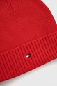 Dodatki Kapa s primesjo kašmirja Tommy Hilfiger AM0AM10337 rdeča