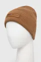 Tommy Hilfiger czapka bawełniana brązowy