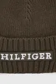 Tommy Hilfiger sapka gyapjú keverékből 85% pamut, 11% gyapjú, 3% más anyag, 1% elasztán