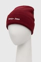 Akcesoria Tommy Jeans czapka AM0AM11016 bordowy