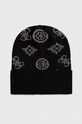 Guess caciula din amestec de lana cu modele negru AM5024.POL01