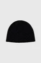 Calvin Klein czapka i szalik z domieszką wełny czarny