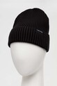 Шапка з домішкою кашеміру Calvin Klein K50K510982 чорний AW23