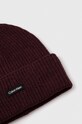 Akcesoria Calvin Klein czapka wełniana K50K510984 fioletowy