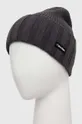 Vlnená čiapka Calvin Klein sivá