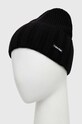 Calvin Klein czapka wełniana K50K510985 czarny AW23