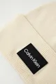 Bavlnená čiapka Calvin Klein béžová