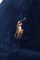Вельветова кепка Polo Ralph Lauren темно-синій 710880778