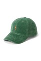 Polo Ralph Lauren șapcă de baseball din catifea bumbac verde 710880778