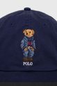 Polo Ralph Lauren șapcă de baseball din bumbac 710917437 bleumarin AW23