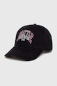 Hollister Co. czapka z daszkiem bawełniana aplikacja czarny KI312.3021.900
