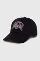 μαύρο Βαμβακερό καπέλο του μπέιζμπολ Hollister Co. Ανδρικά