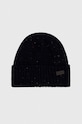 Barbour czapka i szalik Carlton Fleck Beanie & Scarf Gift Set MGS0047 granatowy AA00