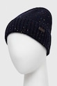 Barbour czapka i szalik Carlton Fleck Beanie & Scarf Gift Set granatowy MGS0047