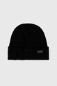 Barbour czapka i szalik Carlton Fleck Beanie & Scarf Gift Set MGS0047 czarny AA00