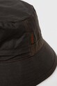 Barbour kapelusz bawełniany MHA0001 brązowy AW25