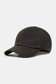 Barbour czapka z daszkiem bawełniana bawełna zielony MHA0005