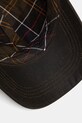 Barbour czapka z daszkiem bawełniana zielony MHA0005