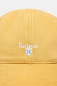 Barbour șapcă de baseball din bumbac Sports Caps MHA0274 galben AA00