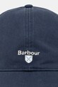 Barbour czapka z daszkiem bawełniana Sports Caps MHA0274 niebieski AA00