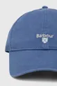 Хлопковая кепка Barbour голубой