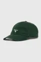 πράσινο Βαμβακερό καπέλο του μπέιζμπολ Barbour Ανδρικά