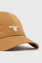 Βαμβακερό καπέλο του μπέιζμπολ Barbour καφέ