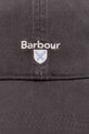 Doplňky Bavlněná baseballová čepice Barbour MHA0274 šedá