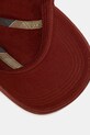 Barbour czapka z daszkiem bawełniana Sports Caps pomarańczowy MHA0274