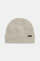Barbour czapka wełniana wełna szary MHA0449