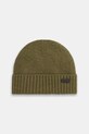 Barbour czapka wełniana zielony MHA0449