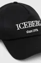 Βαμβακερό καπέλο του μπέιζμπολ Iceberg μαύρο