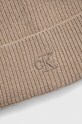 Аксесуари Шапка з домішкою вовни Calvin Klein Jeans K50K511158 бежевий