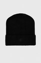 Calvin Klein Jeans czapka z domieszką wełny z domieszką wełny czarny K50K511158