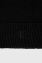 Akcesoria Calvin Klein Jeans czapka z domieszką wełny K50K511158 czarny