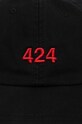 Bavlněná baseballová čepice 424 35424L01.236585 černá AW23