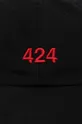424 berretto da baseball in cotone nero