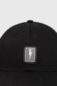 Neil Barett baseball cap ENAMEL BADGE black