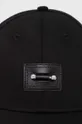Шапка с козирка Neil Barett TWILL SIX PANELS CAP черен