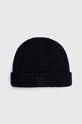 Kapa s dodatkom kašmira Neil Barett FISHERMAN BEANIE bez uzorka mornarsko plava PBCP335.V9505.466