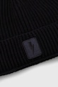 Neil Barett căciulă din amestec de lână FISHERMAN BEANIE PBCP335.V9505.9600 negru AW23