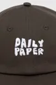 Daily Paper berretto da baseball in cotone Horiya grigio