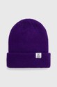 Шапка Human Made Classic Beanie изчистен виолетов HM26GD020