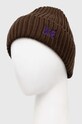 Accessories Needles wool beanie Watch Cap Merino Wool NS064 brown
