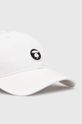AAPE șapcă de baseball din bumbac Cotton ACP4865 alb SS24