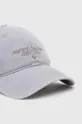 Памучна шапка с козирка AAPE Cotton Washed сив