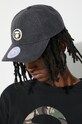 AAPE czapka z daszkiem bawełniana Cotton Denim ACP5222 czarny