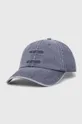 σκούρο μπλε Βαμβακερό καπέλο του μπέιζμπολ Samsoe Samsoe Unisex