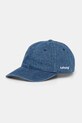 Бавовняна бейсболка Levi's бавовна блакитний D7589.0002